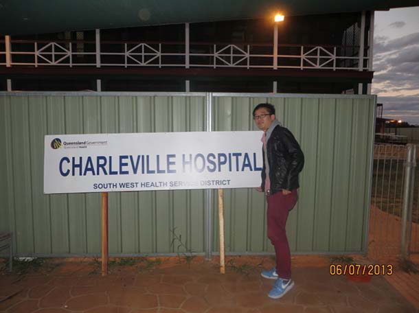 Jerry at Charleville Hospital