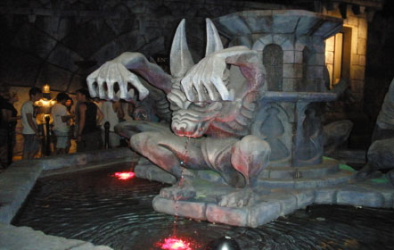 Ghoul statue at Movie World