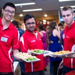 Griffith Mates serving food