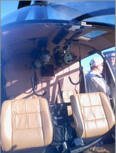 Helicopter-interior