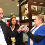 LAE representative with lizard