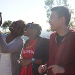 Mpho's friends taking a photo
