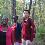 Mpho and friends in Toohey Forest