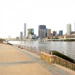 Brisbane river from South Bank