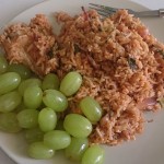 Jollof Rice and Grapes