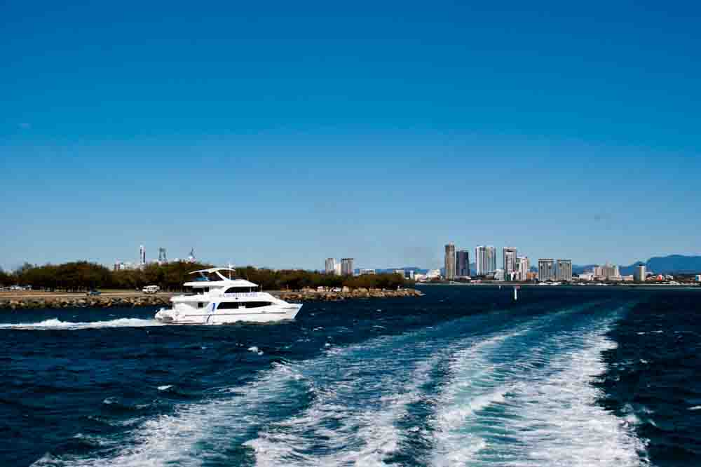 Boat on Gold Coast waters