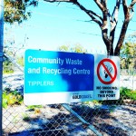 Community Waste and Recycling Centre sign