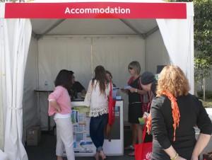 Griffith Uni Village Booth at Open Day