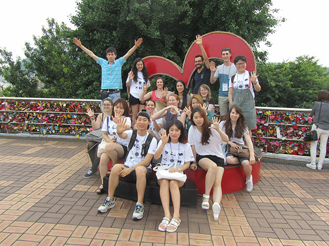 Pukyong National University (PKNU) summer school group, Korea