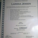 Certificate for elective
