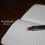 notebook and pen