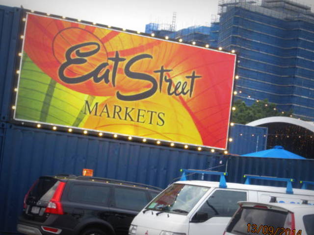 Sign, Eat Street Markets Brisbane