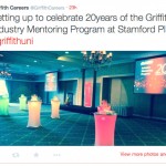 20th Anniversary of Griffith University Industry Mentoring Program - Twitter screenshot
