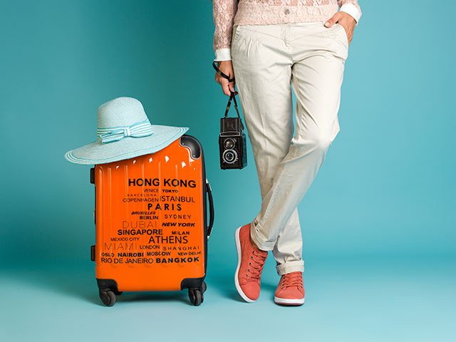 Traveller's suitcase
