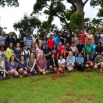 group photo of all the retreat attendees