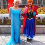 Students dressed as characters from Frozen