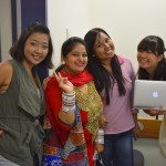 Students from Thailand, India, Indonesia and Japan.