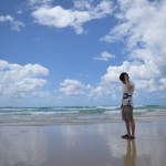 Me standing on the beach