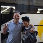 Me and the bus driver of the tour