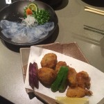 Karaage and Sashimi of blowfish