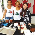 Three members of the Griffith University Canadian Students Association