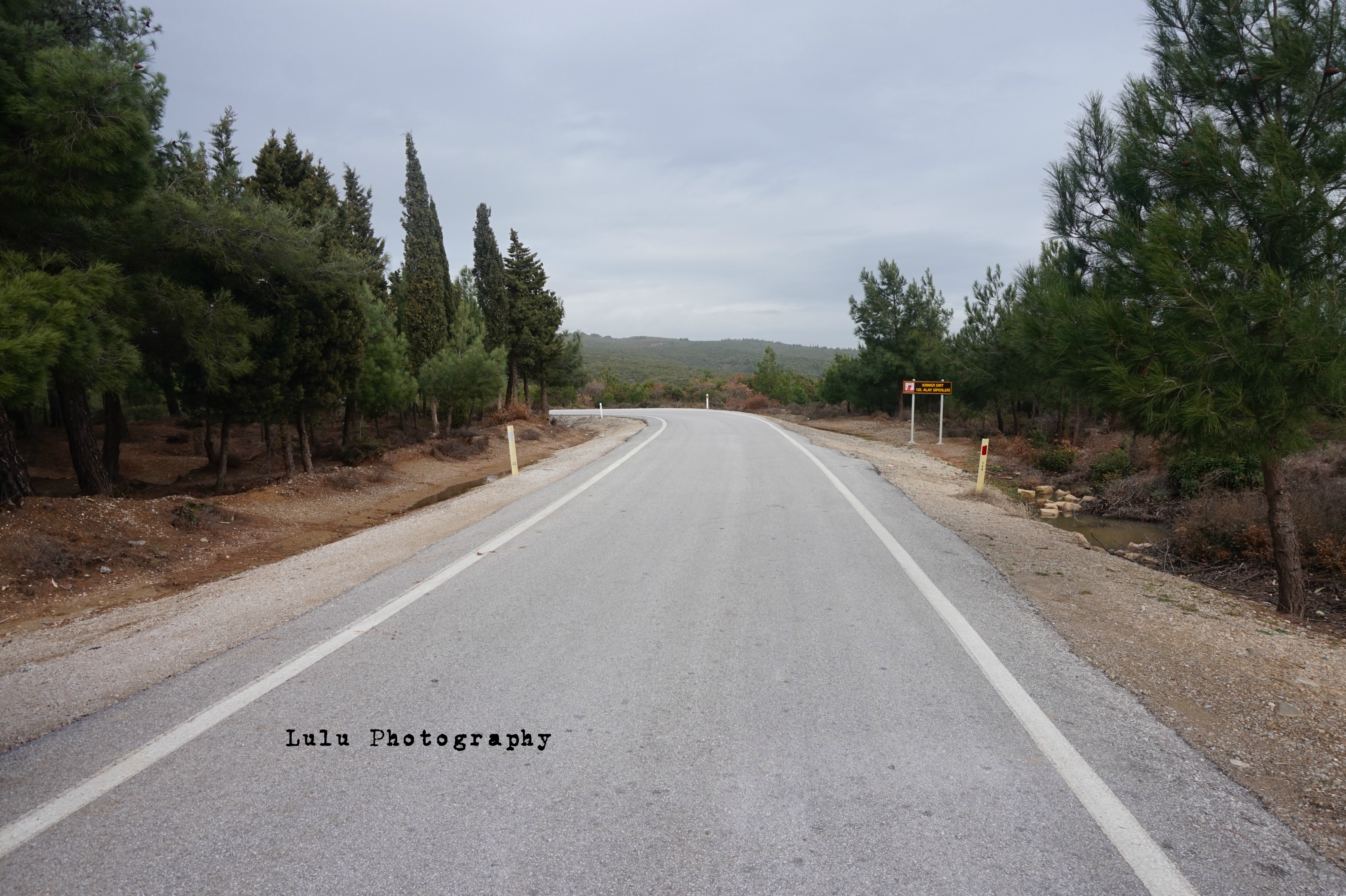 Wide open road