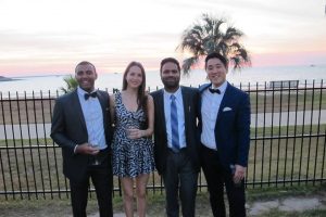 Griffith Uni delegates enjoying the sunset in Darwin.