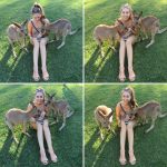 I love feeding the Kangaroos
