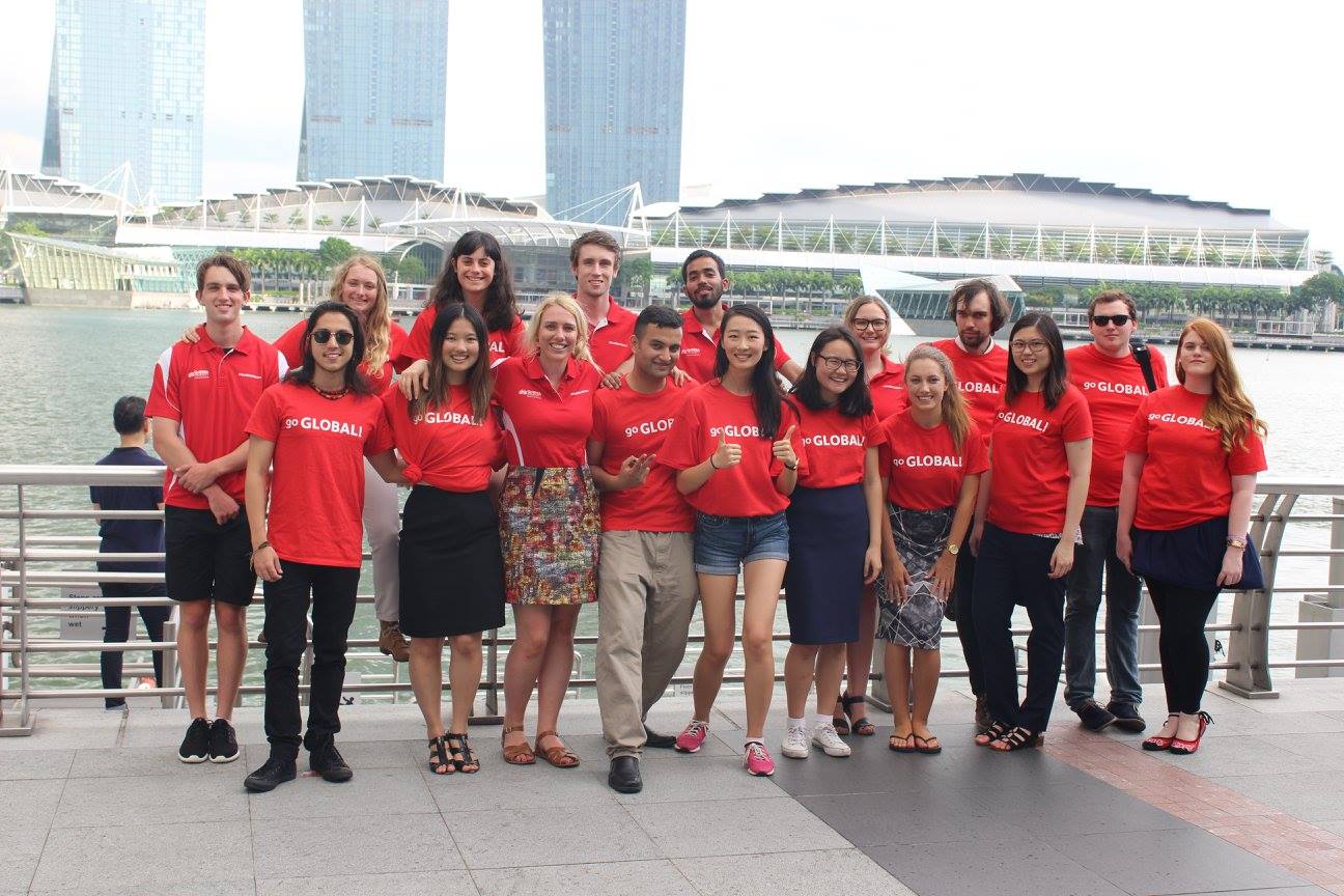 Griffith University students at Common Purpose Study Abroad Singapore.