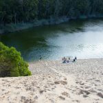 Sand dunes in Fraser Island